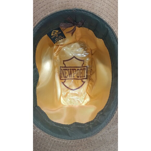 Vintage Newport Western Cowboy Hat Brown Suede Felt S 6 3/4 - 6 7/8 - Picture 12 of 14